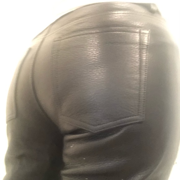 Alexander Wang cropped black leather pants - chic! - Picture 7 of 10